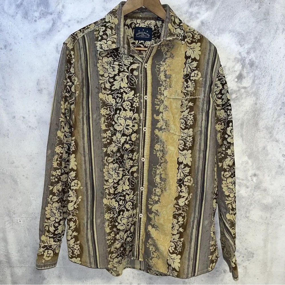 Indigo palms co denim tommy Bahama button down